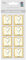 Ursus 564000142 - Kreativ Accessoires, Kelch 1, gold, 8 Stück, selbstklebend, aus verschiedenen hochwertigen Materialien, zum Verzieren und Dekorieren von Scrapbooking, Karten und Geschenke