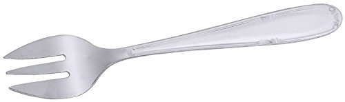Forchette ostriche (numero: 12 pezzi) in acciaio inox 18/0, con manico decorato/lunghezza: 13,5 cm | ERK