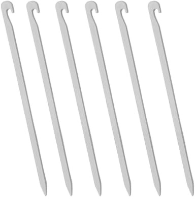Wechsel Rock Peg 16 cm I 6 Stück I Zeltheringe aus DUR Aluminium I ideal geeignet für felsige Böden I extrem stabile Felsbodenheringe I leichtes & Robustes Camping Zubehör