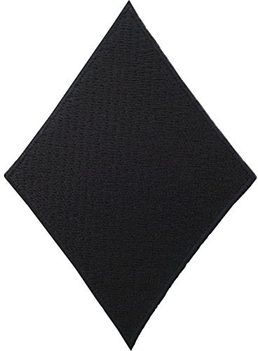 Aufnäher mit Diamant-Spielkarte, bestickt, zum Aufnähen oder Aufbügeln, für T-Shirts, Taschen, Hüte