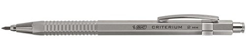 BIC 12 Stück Druckbleistift 2603, aluminiumfarben, Mine: 2 mm