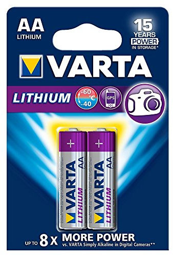 'VARTA – 5 x mehrfachblister 2 x Ion Professional Lithium Batterien LR6 Mignon AA