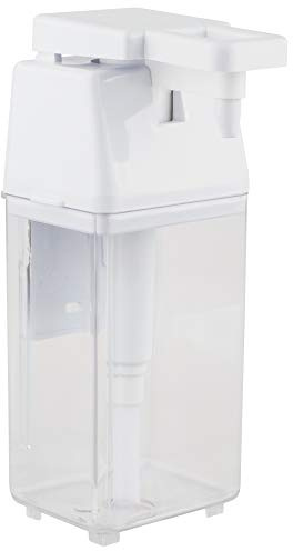 Dosierspender mit Pumpenkopf 1000 ml mit Wandhalterung in 2 Varianten, Pumpe:Große Pumpe