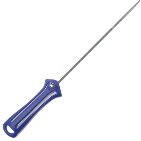 Lima tonda, 4,8 mm, con manico, per catena di motosega, passo 325