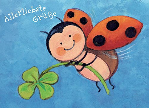 Inkognito Postkarte A6 • 23016 ''Allerliebste Grüße Künstler: Eva Muszynski