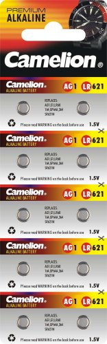 30 x AG1 LR60 KNOPFZELLE 164 364 GP64A SR621W CAMELION