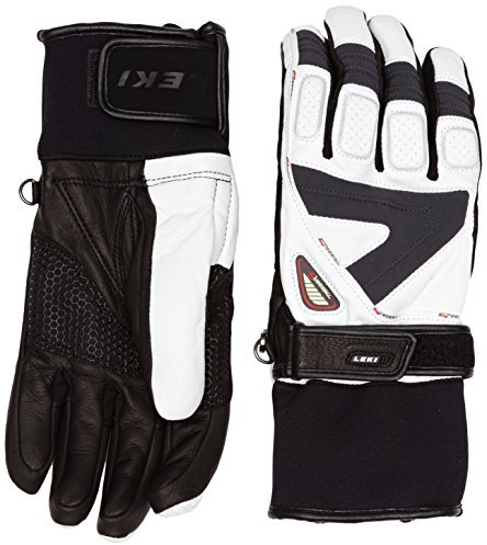 LEKI Handschuhe Griffin S, Weiß (White-Grey-Black), 110, 63380473110
