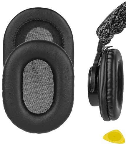 Geekria QuickFit Replacement Ear Pads Compatible with SONY MDR-7506, MDR-V6, MDR-CD900ST Headphones, Ear Cushions (Black)