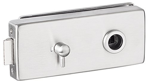 EUROBAT Glastürschloss BANDOS WC DIN LS/RS rot/weiß Edelstahl matt