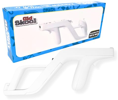 Old Skool Zapper Gun for Nintendo Wii and Wii U Remote Controller Accessory