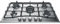 Hotpoint PCN 752 T/IX/HA 5 fuochi gas, 1 tripla corona, Inox