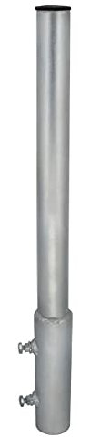 Premium X Mastverlängerung 70cm Ø 48mm Stahl verzinkt Mastaufsatz Antennenmast-Verlängerung Halterung für Satelliten-Schüssel