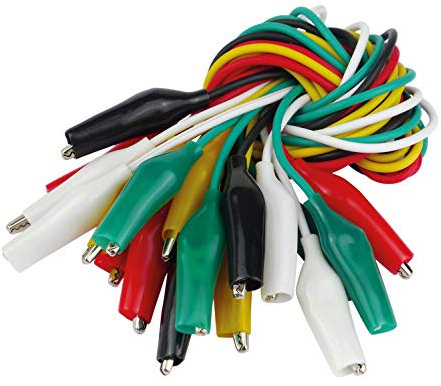 Snner - Set di morsetti a coccodrillo, 10 pezzi