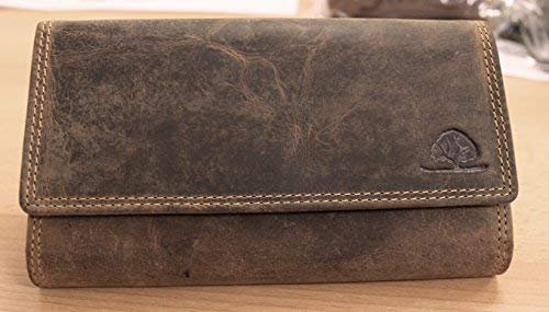 Kellnerbörse Profi NEU G1785-ES braunantik Taxibörse Vintage Leder Greenburry/lefox