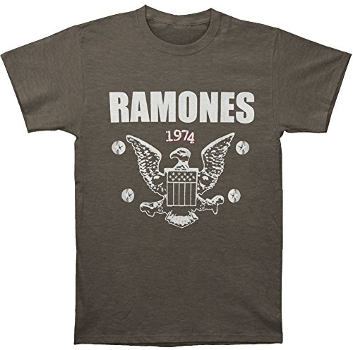 The Ramones Men's 1974 Eagle T-Shirt Grey