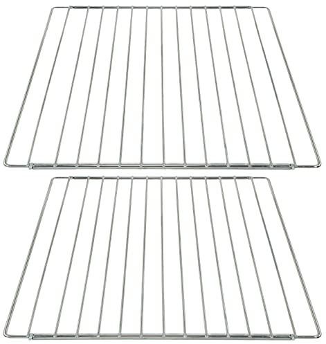 spares2go Verstellbare Einlegeböden ausziehbar Grill mit neuen Gegenmutter für Swift Caravan Wohnmobil Backofen Kochfeld (2 Stück, 310 mm x 360/590 mm)
