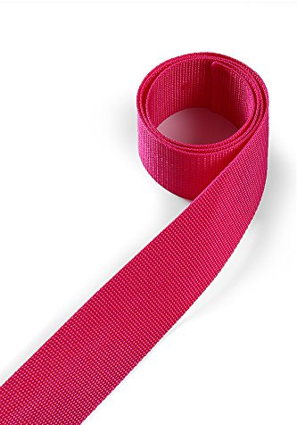 1buy3 Gurtband aus Polypropylen 40mm breit, 12 Meter lang, Farbe:13 - Erikaviolett | Grundpreis pro Meter = € 0,79