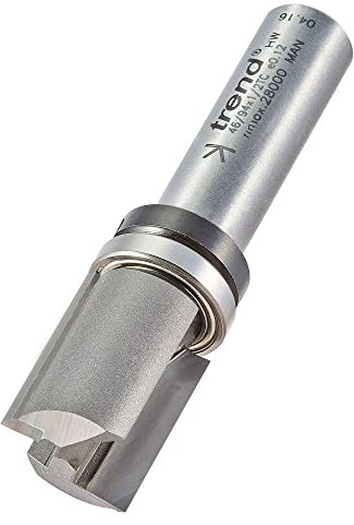 Trend Professional Bearing Guided Profiler Cutter, 1/2 Inch Shank, 19.1mm Cut Diameter, 25.4mm Cut Length, Tungsten Carbide Tipped, 46/94X1/2TC