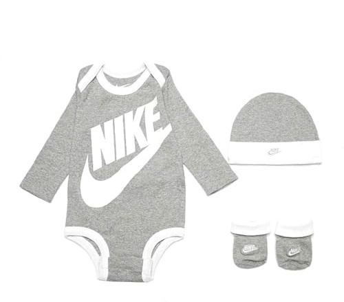 NIKE Futura Logo Set di magliette per bambino e neonato Unisex - Bimbi 0-24 (Pacco da 1)