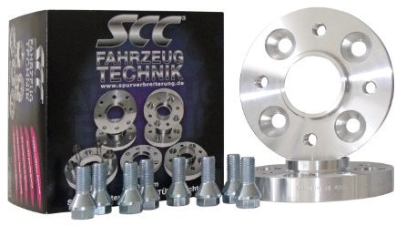 SCC Spurverbreiterungen Spurplatten 2x35mm 3x112-13093S kompatibel mit Smart Cabrio City-Coupe Crossblade Fortwo Roadster