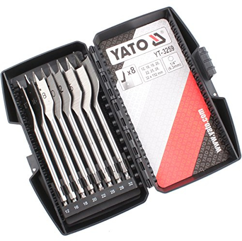 Yato yt-3259 HSS – Holz Wandhalter sieht 8pcs 12 – 32 mm