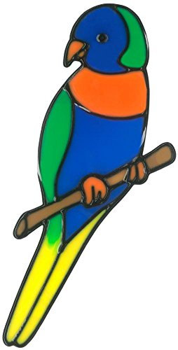 MagicGel Fensterbilder - Vogel (10 x 18 cm), Fensterdeko für das Basteln mit Kindern