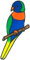 MagicGel Fensterbilder - Vogel (10 x 18 cm), Fensterdeko für das Basteln mit Kindern