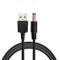 ChenYang Câble de charge USB 2.0 vers DC 5V 5.5 petit connecteur cylindrique de 2,1MM 1,0M