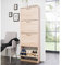 möbelando Schuhkipper Schrank Schuhschrank Schuhregal Schuhaufbewahrung Holz Mavin II (Sonoma-Eiche)