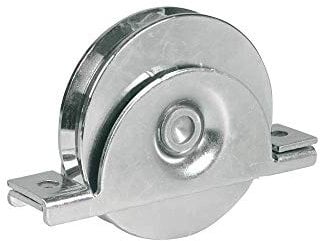 Roues p/portail gorge V Art. 393 C/Support Dia.MM. 80