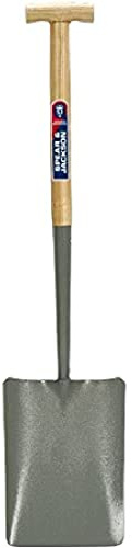 Spear & Jackson 2028AZ Solid Socket T Handle Taper Mouth Shovel