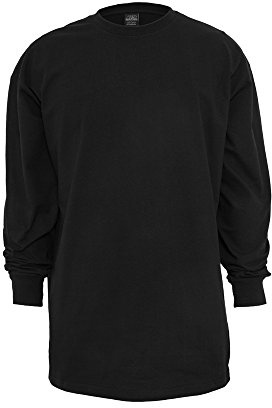 Urban Classics Tall Tee Shirt L/S TB009, size:L, Farbe:schwarz