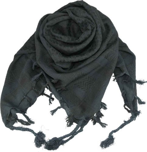 Harrys-Collection PLO Tuch in 20 Farben 100% Baumwolle dick, Schwarz, Einheitsgröße