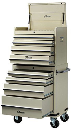 Hilka Classic 8 Drawer Combination Unit, Steel, Aluminium, Large
