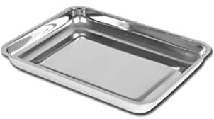 Gima S.P.A 26601 instrumento de acero inoxidable bandeja, 210 mm x 160 mm x 25 mm