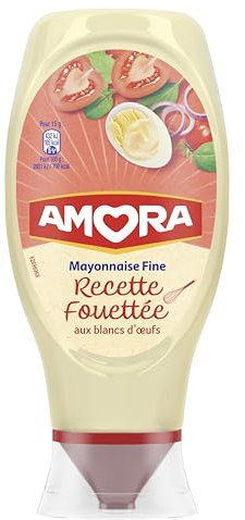 Amora Mayonnaise Recette Fouettée Flacon Souple 398 g