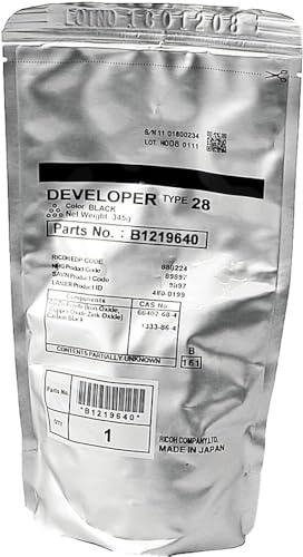 Ricoh B1219640 Entwickler für Drucker für Drucker (345g) – Entwickler schwarz