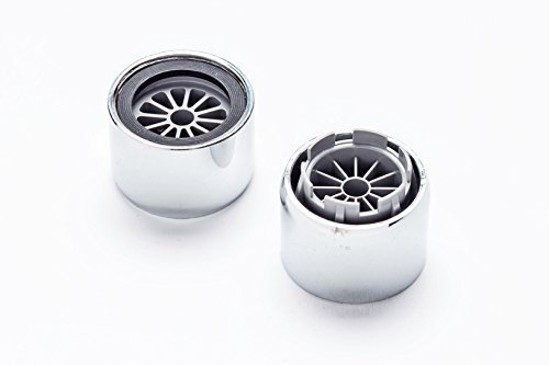 10er-Pack Full Flow Niederdruck Strahlbrecher (für drucklose Systeme) verchromt M 22 x 1