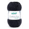 Gründl Cotton Fun Strickgarn/ Häkelgarn (weiches Garn aus 100% Baumwolle , OEKO-TEX zertifiziert, 50 g/115 m, Nadelstärke: 3-4, 1 Knäuel á 50 g), Schwarz