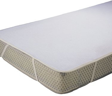 Bierbaum wasserdichter Matratzenschoner Molton-Betteinlage Premium, beidseitig 100% Baumwolle, weiß, Made in Germany, 90x150 cm, 1 stück