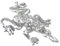 Frog Toad Sterling Silber Charm .925 x 1 Toads Frogs Charms