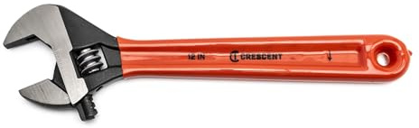 Crescent 12 Adjustable Black Oxide Cushion Grip Wrench - Carded - AT212CVS