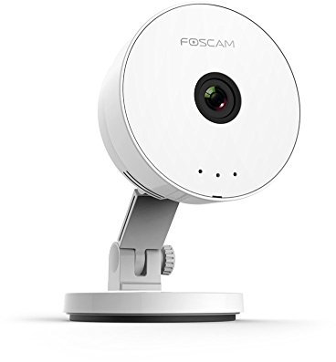 Foscam C1 Lite 720P Wireless Cube Daytime Baby Monitor IP Camera, Mini Wide Viewing Angle Surveillance Webcam, Wi-Fi Connection, Two Way Audio, Motion Detection, Message Push