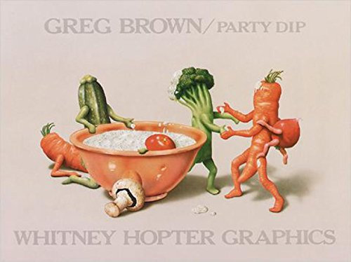 1art1 Greg Brown Poster Party Dip Kunstdruck Bild 60x45 cm