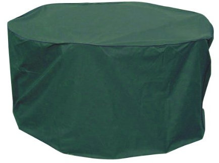 greemotion Schutzhülle für Gartentische grün, wasserabweisende Schutzplane für Balkontische, Wetterschutzplane aus strapazierfähigem Polyester, Maße: ca. 320 x 320 x 95 cm