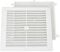 Map White Louvre Vent 229 x 229mm (9x9) with Detachable Flyscreen Plastic Air Vent Grille for Walls & Furniture Ventilation Cover