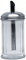 Genware KC003 Sugar Pourer Clear Glass Base Stainless Steel Tube Top, Clear