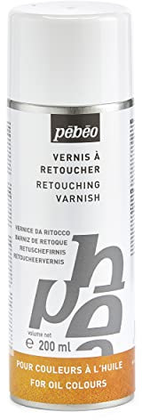 Pebeo 200 ml retoque Barniz Spray, Transparente