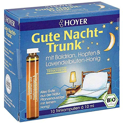 hoyer gute nacht trunk trinkampullen 10X10 ml
