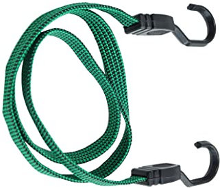 Max-Power DY270657 Cinghie Elastiche con Ganci in Metallo Rivestito 18 x 1250 mm 2 Pezzi